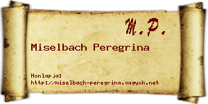 Miselbach Peregrina névjegykártya
